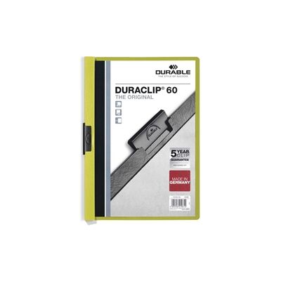 Durable DURACLIP 60 Sheet Document Metal Clip File 25 Pack A4 Green Durable DURACLIP 60 Sheet Document Metal Clip File 25 Pack A4 Green