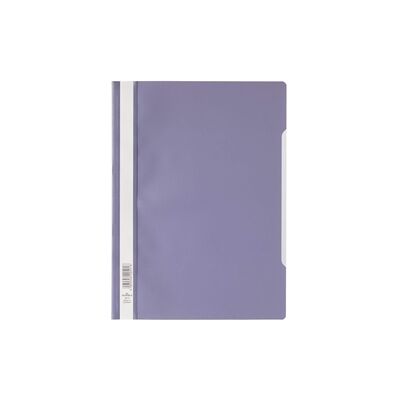 Durable Clear View Project Folder Report File 50 Pack A4 Purple Durable Clear View Project Folder Report File 50 Pack A4 Purple