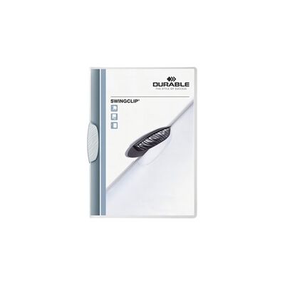 Durable SWINGCLIP 30 Document Swing Clip File 25 Pack A4 White Durable SWINGCLIP 30 Document Swing Clip File 25 Pack A4 White