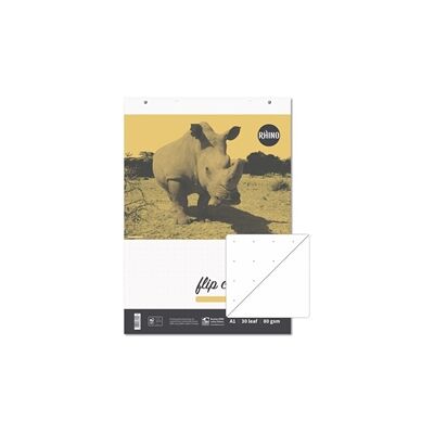 Rhino A1 Educational Dotted Flip Chart Pad 30 Leaf 20mm Dotted With Pl Rhino A1 Educational Dotted Flip Chart Pad 30 Leaf 20mm Dotted With Pl