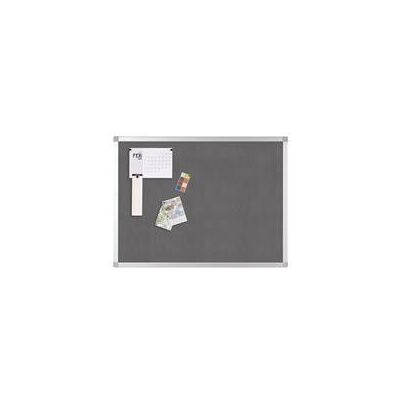 Q-Connect Aluminium Frame Felt Noticeboard - 1200x900mm Grey Q-Connect Aluminium Frame Felt Noticeboard - 1200x900mm Grey