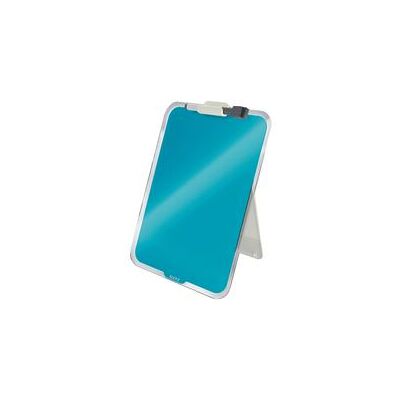 Leitz Cosy Glass Drywipe Desktop Easel Whiteboard Calm Blue 39470061 Leitz Cosy Glass Drywipe Desktop Easel Whiteboard Calm Blue 39470061