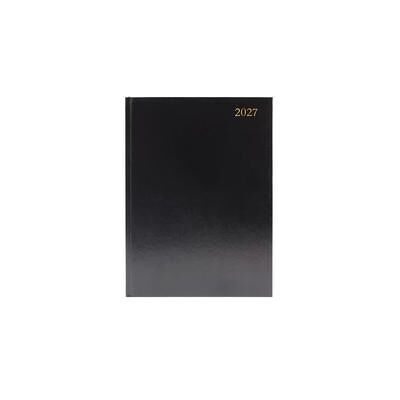 5 Star Desk Diary Day Per Page Appt A4 Black 2027 KFA41ABK27 5 Star Desk Diary Day Per Page Appt A4 Black 2027 KFA41ABK27