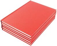 Unbranded Manuscript A5 Notebook Ruled Feint (Pack of 10) WX01061