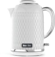 Breville Curve Electric 3kW Kettle 1.7L capacity Fast Boil White &