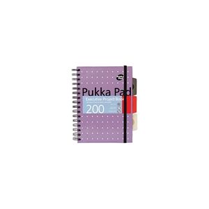 Pukka Pad Executive Ruled Wirebound Project Book A5 (3 Pack) 6336-MET Pukka Pad Executive Ruled Wirebound Project Book A5 (3 Pack) 6336-MET