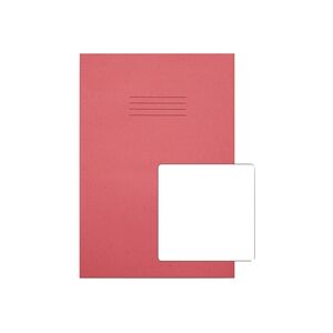 Rhino Exercise Book Plain 80 Pages A4 Pink (Pack of 50) VC48483 Rhino Exercise Book Plain 80 Pages A4 Pink (Pack of 50) VC48483