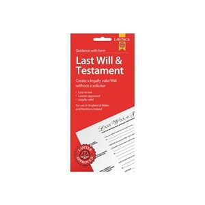 Law Pack Last Will and Testament Pack Law Pack Last Will and Testament Pack