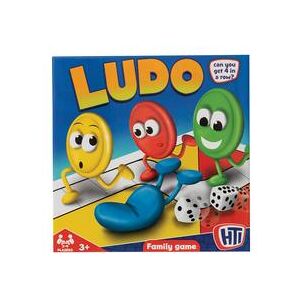 HTI Ludo Board Game - Traditional Family Game in Bright Colours HTI Ludo Board Game - Traditional Family Game in Bright Colours