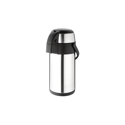 Olympia Stainless Steel 3L Pump Thermos - Robust, Compact & Safe Olympia Stainless Steel 3L Pump Thermos - Robust, Compact & Safe