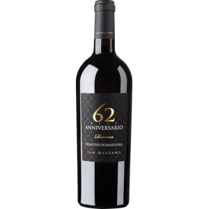 San Marzano 62 Anniversario Primitivo di Manduria Riserva 2019 San Marzano 62 Anniversario Primitivo di Manduria Riserva 2019