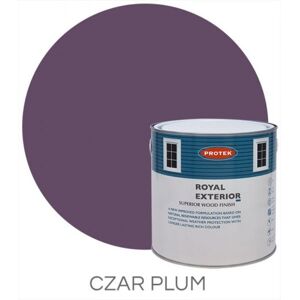 Protek Royal Exterior Wood Stain - Czar Plum 2.5 Litre Protek Royal Exterior Wood Stain - Czar Plum 2.5 Litre