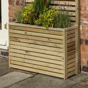 Oakworld Natural Timber Alfresco Planter - Planter Oakworld Natural Timber Alfresco Planter - Planter