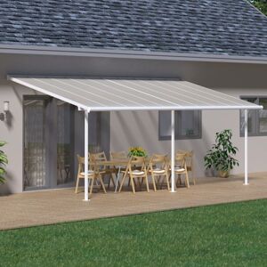 Palram Sierra White Patio Cover - 3x7.3m - Weatherproof Shelter Palram Sierra White Patio Cover - 3x7.3m - Weatherproof Shelter