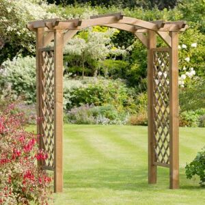 Zest Venus Wooden Garden Arch - Natural Garden Structure Zest Venus Wooden Garden Arch - Natural Garden Structure