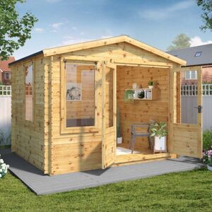 Mercia Log Cabin 2.6m x 3.3m - 19mm Mercia Log Cabin 2.6m x 3.3m - 19mm