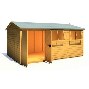 Shire Atlas Reverse Shed 10x15 with Double Doors Shire Atlas Reverse Shed 10x15 with Double Doors