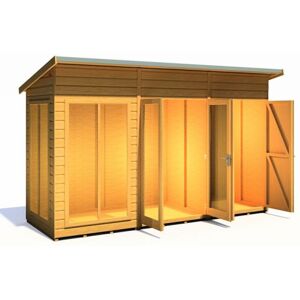 Shire Lela 12x4 Summerhouse including Storage Shire Lela 12x4 Summerhouse including Storage