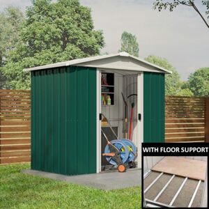 Yardmaster Bayern Steel Storage Shed - 3m x 2.2m - Metal, Green Yardmaster Bayern Steel Storage Shed - 3m x 2.2m - Metal, Green