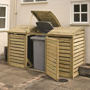 Rowlinson Triple Bin Store - Garden Storage Rowlinson Triple Bin Store - Garden Storage