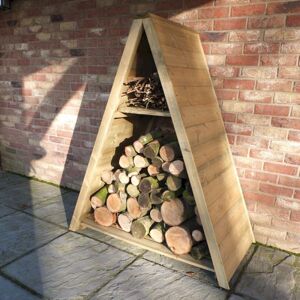 Shire Large Triangular Log Store - Pressure Treated Shire Large Triangular Log Store - Pressure Treated