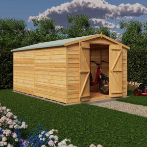 Shire 12 x 8ft Shed Overlap Double Door - No Windows Shire 12 x 8ft Shed Overlap Double Door - No Windows