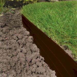 Swift Edge Garden Edging Brown 18m Pack Swift Edge Garden Edging Brown 18m Pack