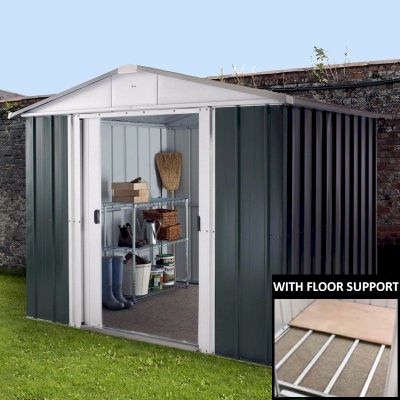 Yardmaster International Bayern Garden Shed - Steel, Green, 242x217 cm Yardmaster International Bayern Garden Shed - Steel, Green, 242x217 cm