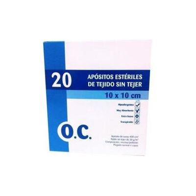 O.C. Dressings without Tissues 20 cmx20 cm 20 units O.C. Dressings without Tissues 20 cmx20 cm 20 units