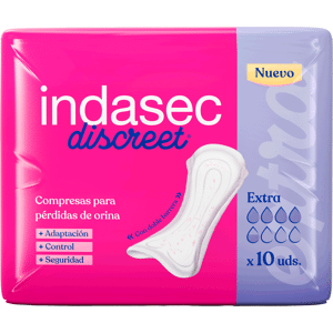 Indasec Discreet Pads 10 Units Indasec Discreet Pads 10 Units