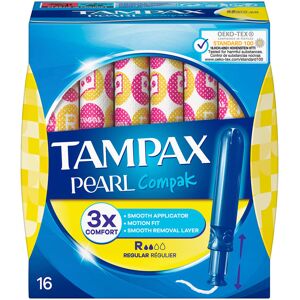 Tampax Compak Pearl Regular Tampon 16 Units Tampax Compak Pearl Regular Tampon 16 Units