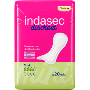 Indasec Mini 20 pcs - Incontinence Pads Indasec Mini 20 pcs - Incontinence Pads