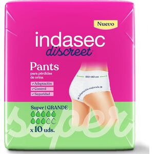 Indasec Discreet Pant Super Large 10 Units Indasec Discreet Pant Super Large 10 Units