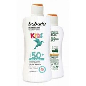Babaria Children's Sunscreen Milk SPF 50+ 200 ml + After Sun 100 ml Babaria Children's Sunscreen Milk SPF 50+ 200 ml + After Sun 100 ml