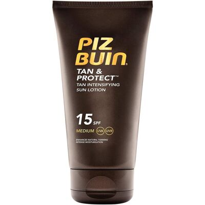 Piz Buin Tan & Protect SPF 15 Sun Lotion Piz Buin Tan & Protect SPF 15 Sun Lotion