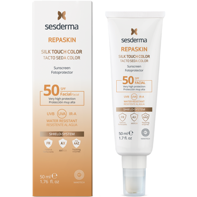 Sesderma Repaskin SPF50 Silk Touch with Color - Facial Sunscreen Sesderma Repaskin SPF50 Silk Touch with Color - Facial Sunscreen