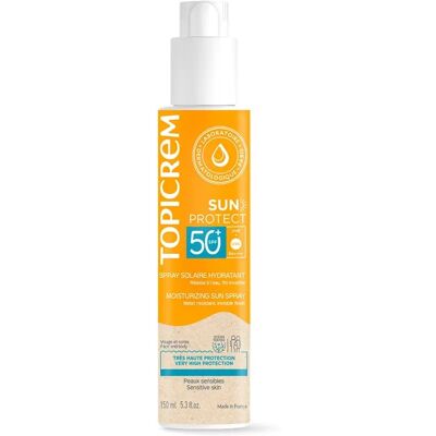 Topicrem Sun Protect Hydrating SPF 50+ Spray - Sun Protection 150ml Topicrem Sun Protect Hydrating SPF 50+ Spray - Sun Protection 150ml