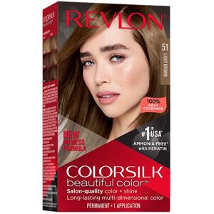 Revlon ColorSilk Beautiful Color Hair 51 Light Brown Revlon ColorSilk Beautiful Color Hair 51 Light Brown