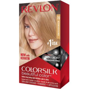 Revlon ColorSilk Beautiful Color Hair 70 Medium Ash Blonde Revlon ColorSilk Beautiful Color Hair 70 Medium Ash Blonde