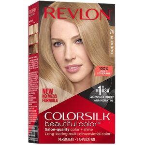 Revlon ColorSilk Beautiful Color Hair 74 Rubio Medio Revlon ColorSilk Beautiful Color Hair 74 Rubio Medio