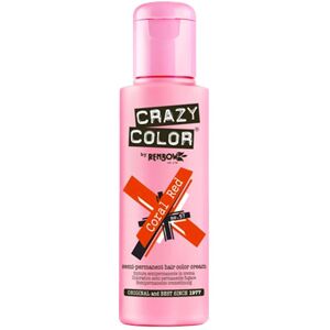Crazy Color Semi-Permanent Hair Dye 100 ml 57 Coral Red Crazy Color Semi-Permanent Hair Dye 100 ml 57 Coral Red