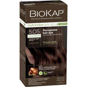 Biokap Nutricolor Delicato Rapid Hair Dye R5.05 Hazelnut Brown Biokap Nutricolor Delicato Rapid Hair Dye R5.05 Hazelnut Brown