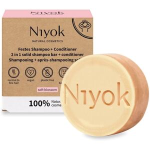 Niyok Soft Blossom Solid Shampoo + Conditioner 80 gr Niyok Soft Blossom Solid Shampoo + Conditioner 80 gr