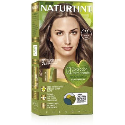 Naturtint Permanent Hair Color Gel, Ammonia-Free Dye 7.7 Teide Brown Naturtint Permanent Hair Color Gel, Ammonia-Free Dye 7.7 Teide Brown