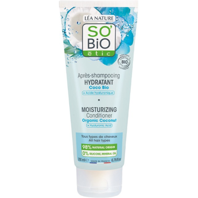 So'Bio Etic Organic Coconut & Hyaluronic Acid Hair Conditioner - Hair Type So'Bio Etic Organic Coconut & Hyaluronic Acid Hair Conditioner - Hair Type
