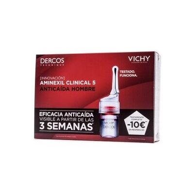 Vichy Dercos Aminexil Clinical 5 Men's Anti-Hair Loss Treatment 21x6 Vichy Dercos Aminexil Clinical 5 Men's Anti-Hair Loss Treatment 21x6