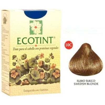 Ecotint Swedish Blonde Hair Dye - 10C - Gray Covering, Ammonia-Free Ecotint Swedish Blonde Hair Dye - 10C - Gray Covering, Ammonia-Free
