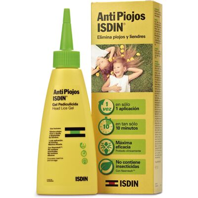 Isdin Antipiojos Gel 100ml - Lice Treatment Isdin Antipiojos Gel 100ml - Lice Treatment
