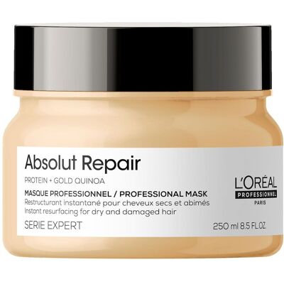 L'Oreal Professionnel Absolut Repair Gold Hair Mask 250ml - Restorative Hair Mask for Damaged Hair L'Oreal Professionnel Absolut Repair Gold Hair Mask 250ml - Restorative Hair Mask for Damaged Hair