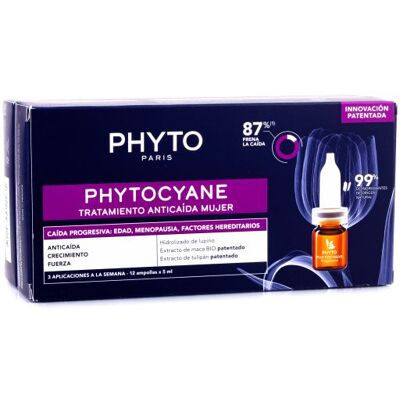 Phyto Phytocyane Hair Loss Treatment for Women - 12 Ampoules 5ml Phyto Phytocyane Hair Loss Treatment for Women - 12 Ampoules 5ml